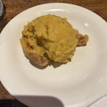 Islas Canarias Restaurant - Fufu de plátanos con chicharrones - Cuban Near Me - Miami, Florida