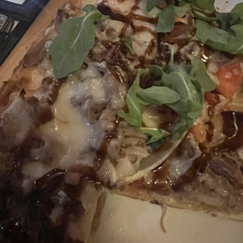 UpRooted Restaurant and Bar - Pulled Pork Flatbread - American Near Me - McHenry, Illinois UpRooted Restaurant and Bar - Pulled Pork Flatbread - American Near Me - McHenry, Illinois