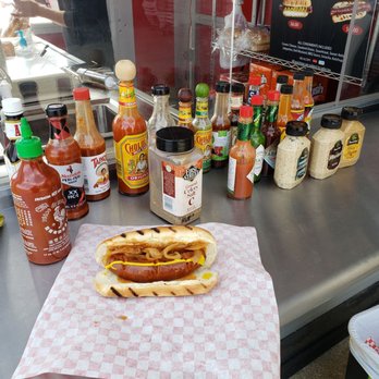 Sizzle Dogs - Dressed up hot link. - Hot Dogs Near Me - Renton, Washington
