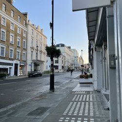 Laurents - Lovely Saturday morning outside the bakery.