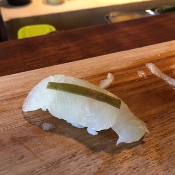 Himitsu - Kelp-cured halibut - Sushi Bars Near Me - La Jolla, California