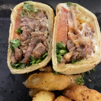 Lava Shawarma - Mixed wrap I think. So good. - Middle Eastern Near Me - New York, New York