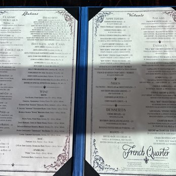 French Quarter - June 2022 menu - Bars Near Me - Boston, Massachusetts French Quarter - June 2022 menu - Bars Near Me - Boston, Massachusetts