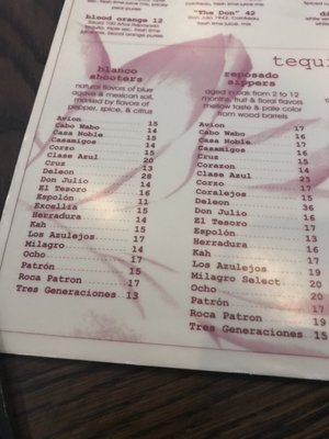 Menu photo 4 Cactus Rose Restaurant & Tequila Bar Wilton, CT
