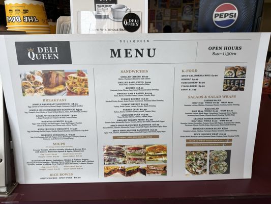 Menu photo 2 Deli Queen Roll & Bowl Bellevue, WA Menu photo 2 Deli Queen Roll & Bowl Bellevue, WA
