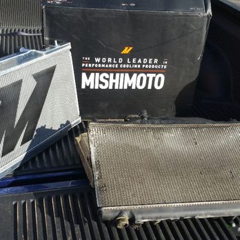Hall Auto Services - Customer had a old leaking radiator & he bought a performance radiator to replace it. Most shops won't help you or even install it for you. - Auto Repair Near Me