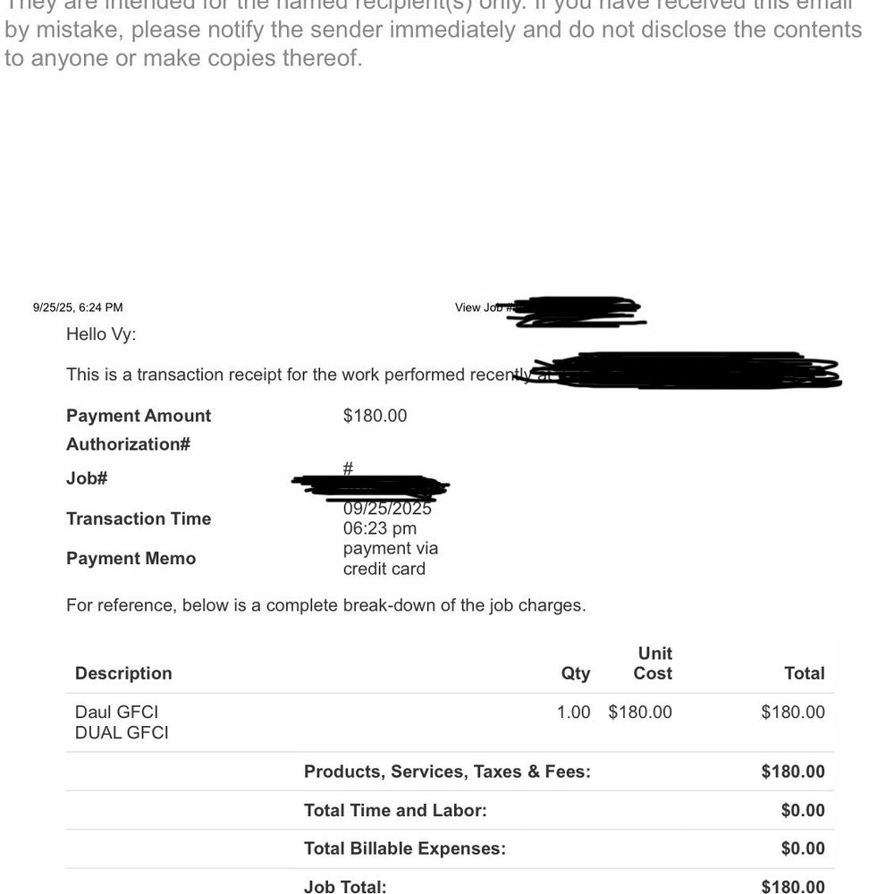 Direct Connect Connections - New receipt with correct compny name & description, but for services done at a later date and time. Very suspect. - Appliances & Repair Near Me - Anaheim, California Direct Connect Connections - New receipt with correct compny name & description, but for services done at a later date and time. Very suspect. - Appliances & Repair Near Me - Anaheim, California