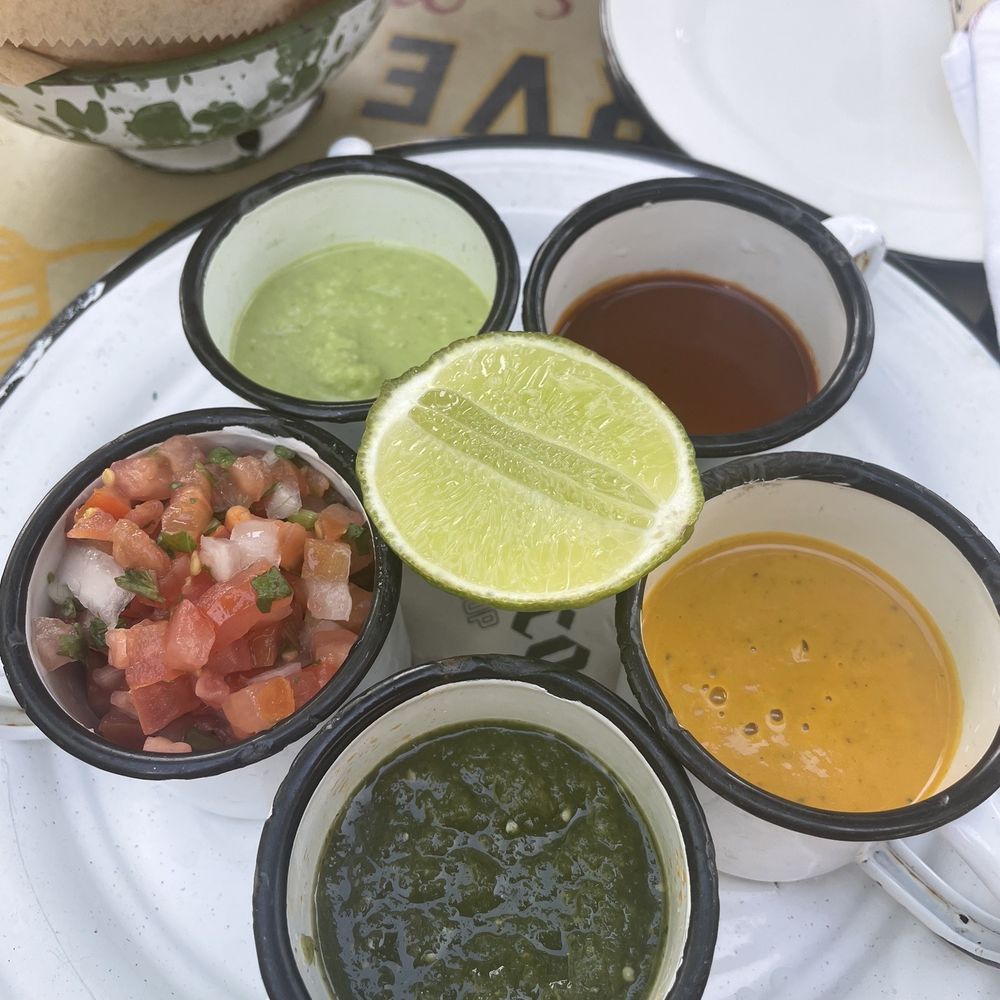 Oh Mexico - Sauces Sampler - Tacos Near Me - Miami Beach, Florida Oh Mexico - Sauces Sampler - Tacos Near Me - Miami Beach, Florida