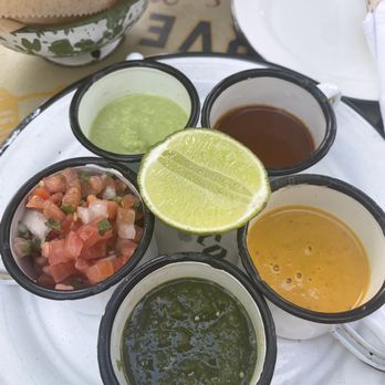 Oh Mexico - Sauces Sampler - Tacos Near Me - Miami Beach, Florida