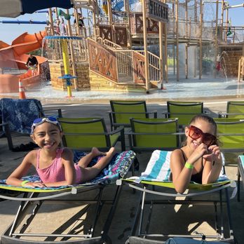 Frisco Water Park - Seating and water park area - Water Parks Near Me - Frisco, Texas Frisco Water Park - Seating and water park area - Water Parks Near Me - Frisco, Texas