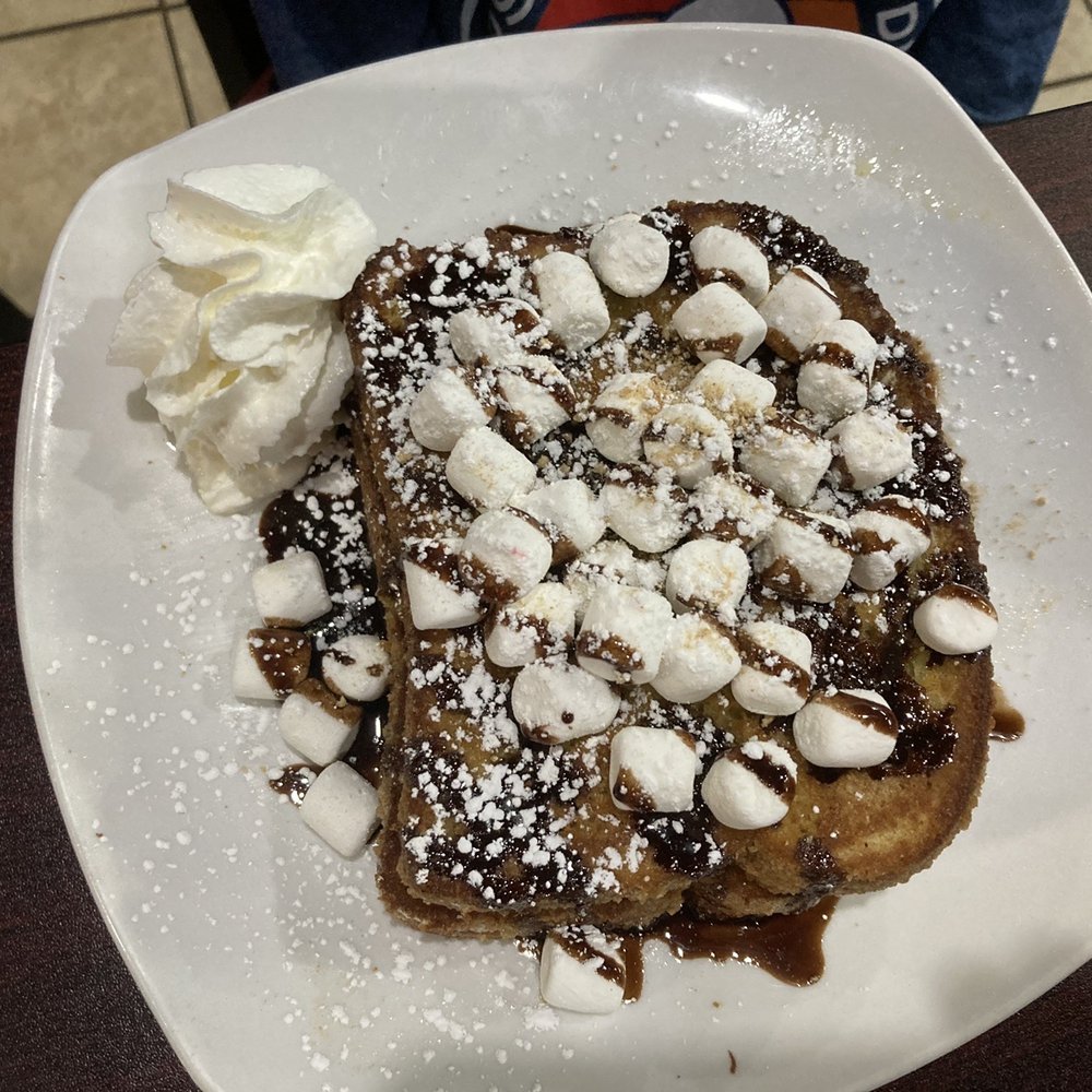 Brunch Cafe - Marshmallow Toast with Nutella - American Near Me - Livonia, Michigan Brunch Cafe - Marshmallow Toast with Nutella - American Near Me - Livonia, Michigan