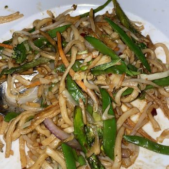 Mon Jin Lau - Spicy Udon Noodle (vegetable) - a favorite by everyone at the table. - Asian Fusion Near Me - Troy, Michigan