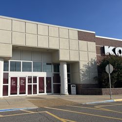 Kohl's - One entrance is closed off and blocked off inside. One way in & one way out.