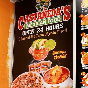 Castañeda's Mexican Food - 24 Hours - Mexican Near Me - San Jacinto, California