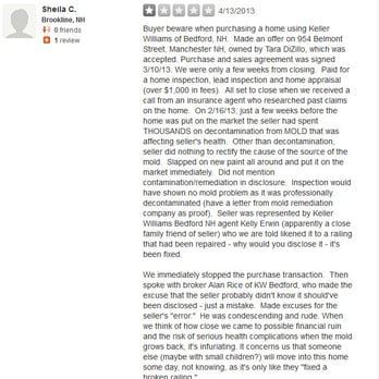 Keller Williams Realty - Once again another YELP review concerning this dubious and underhanded tactics this business uses to make a sale.  AVOID & BEWARE! - Real Estate Services Near Me - Bedford, New Hampshire
