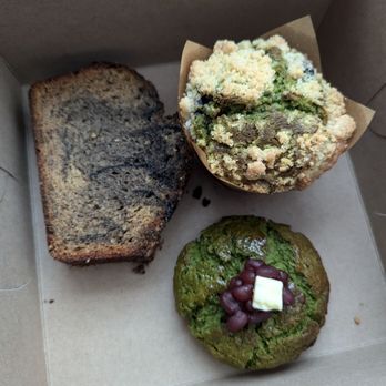 Re Bakesic - Sesame banana bread, matcha blueberry muffin, red bean matcha scone - Bakeries Near Me - Alhambra, California Re Bakesic - Sesame banana bread, matcha blueberry muffin, red bean matcha scone - Bakeries Near Me - Alhambra, California