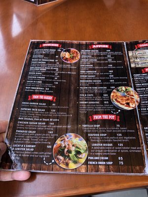 Menu photo 2 Lucky B's Mazatlán Mazatlán, SIN