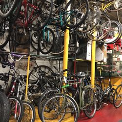 Dixon's Bicycle Shop - It's a large space for Brooklyn.