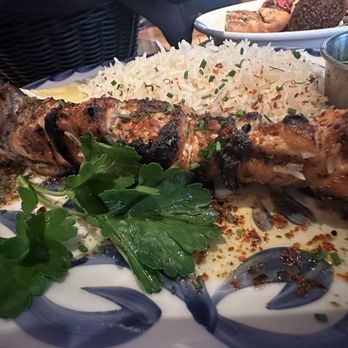 Ema - Salmon kabob - Mediterranean Near Me - Chicago, Illinois