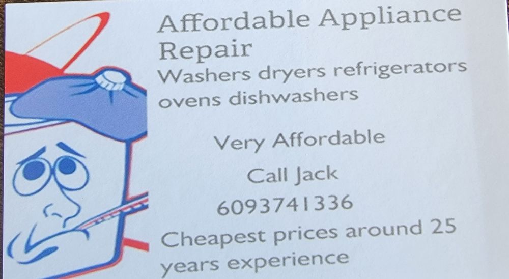 JACKS APPLIANCE REPAIR Updated August 2024 Cape May Ch, New Jersey Appliances & Repair