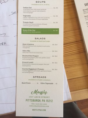 Menu photo 2 Mayfly Market and Deli Pittsburgh, PA