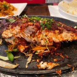 House of Biryani's and Kebabs - Red snapper sizzling fish