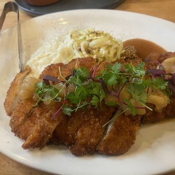 Magpie Cafe - Pork schnitzel - New American Near Me - Sacramento, California Magpie Cafe - Pork schnitzel - New American Near Me - Sacramento, California