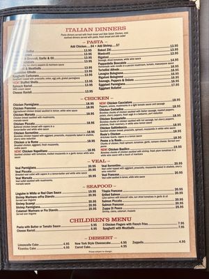 Menu photo 1 Rosie's Pizzeria Wappingers, NY Menu photo 1 Rosie's Pizzeria Wappingers, NY