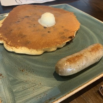 First Watch - Chocolate chip pancake with sausage - Breakfast & Brunch Near Me - Shelby Township, Michigan First Watch - Chocolate chip pancake with sausage - Breakfast & Brunch Near Me - Shelby Township, Michigan