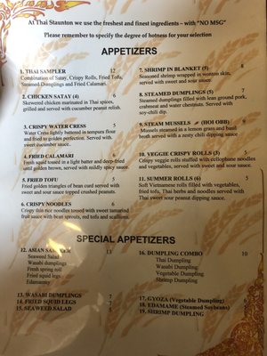 Menu photo 7 Thai Staunton Restaurant Staunton, VA Menu photo 7 Thai Staunton Restaurant Staunton, VA