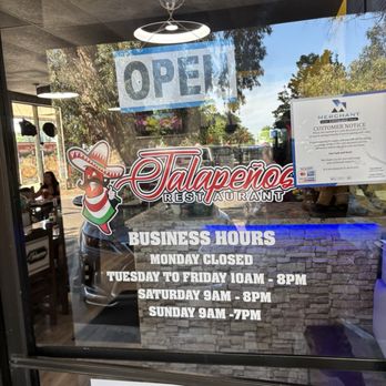 Jalapenos Restaurant - Entrance - Salvadoran Near Me - Fairfield, California