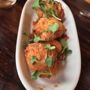 Woodberry Kitchen - Corn Fritters - American Near Me - Baltimore, Maryland Woodberry Kitchen - Corn Fritters - American Near Me - Baltimore, Maryland