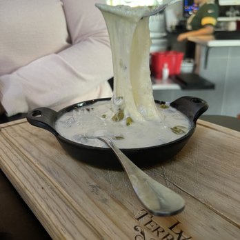 La Terraza Restaurant - Stretchy Queso fundido - Pop-Up Restaurants Near Me - El Paso, Texas