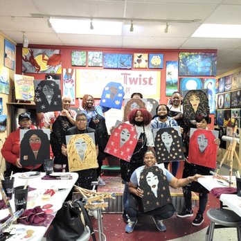 Painting with a Twist - Group photo - Art Classes Near Me - Newark, Delaware Painting with a Twist - Group photo - Art Classes Near Me - Newark, Delaware