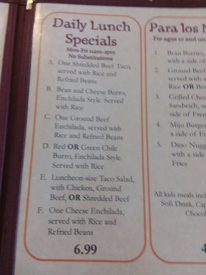 Menu photo 1 Casa Palomino Mexican Resturant Coolidge, AZ Menu photo 1 Casa Palomino Mexican Resturant Coolidge, AZ