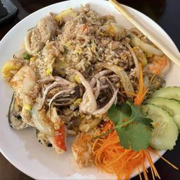 Seafood Thai fried rice Seafood Thai fried rice