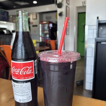 Papis Tacos and More - Agua de jamaica y Coca-Cola mexicana - Mexican Near Me - Fort Worth, Texas Papis Tacos and More - Agua de jamaica y Coca-Cola mexicana - Mexican Near Me - Fort Worth, Texas