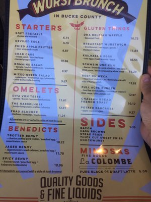Menu photo 8 Devil's Acre Tavern Plumsteadville, PA