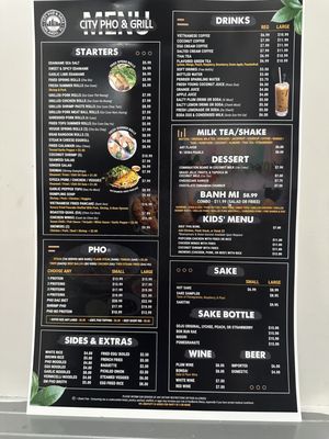Menu photo 2 City Pho & Grill Orlando, FL