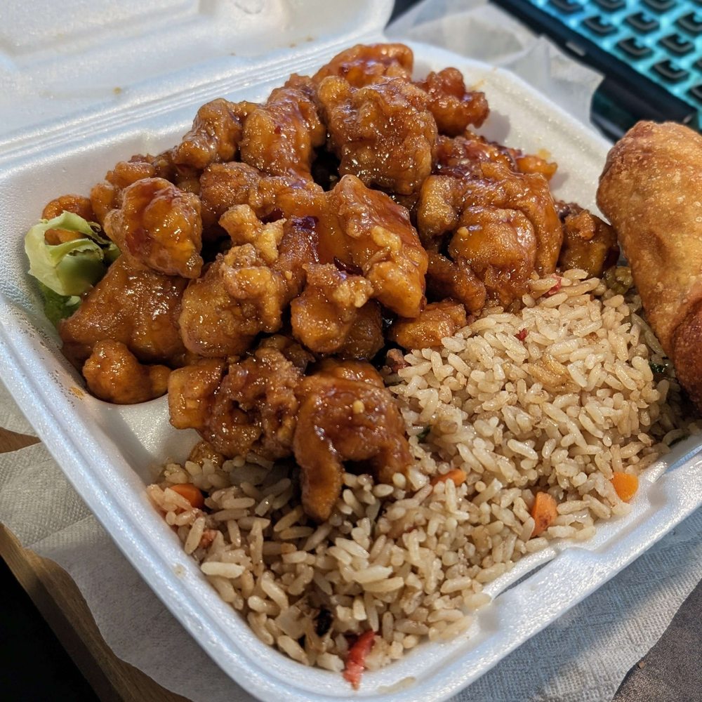 China Star - Huge portion of General Saos and fried rice, the flavor was perfect. - Chinese Near Me - Roeland Park, Kansas China Star - Huge portion of General Saos and fried rice, the flavor was perfect. - Chinese Near Me - Roeland Park, Kansas