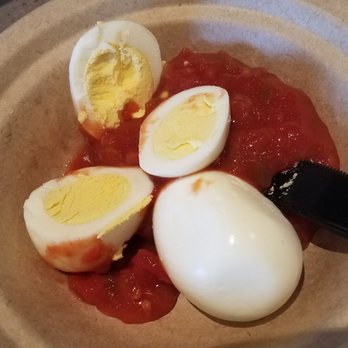 Residence Inn by Marriott Boston Natick - Hard boiled eggs with salsa - Hotels Near Me - Natick, Massachusetts