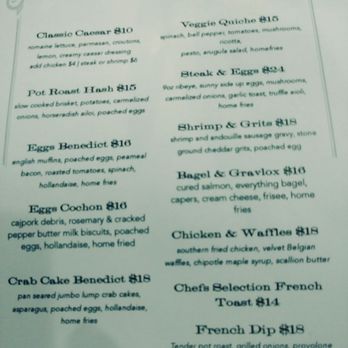 The Terrace - Brunch menu - Venues & Event Spaces Near Me - Buffalo, Delaware