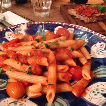 Canada Water Cafe - Tomato pasta and bruschetta - Breakfast & Brunch Near Me - London, XGL