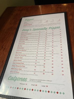 Menu photo 3 Joey's Pizzeria Oklahoma City, OK Menu photo 3 Joey's Pizzeria Oklahoma City, OK