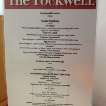The Rockwell Hotel - Menu - Hotels Near Me - London, XGL