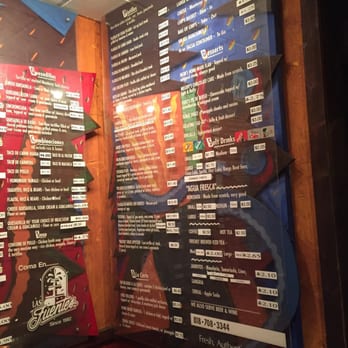Las Fuentes - The menu - Mexican Near Me - Reseda, California