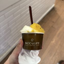 Bacio di Latte - Passion fruit and coconut sorbet