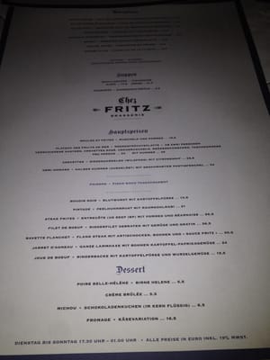 Menu photo 2 Chez Fritz Munich, BY