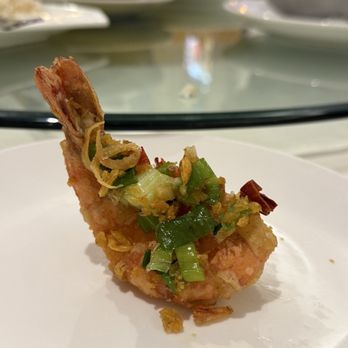 Henry's Cuisine - Fried black tiger prawn with dried fish and garlic - Asian Fusion Near Me - Alhambra, California