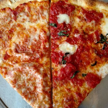 2 Brothers Pizzeria & Restaurant - two slices of pizza on a plate - Pizza Near Me - Ewing Township, New Jersey